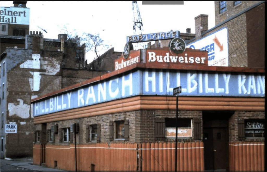 Photo of a building in boston called Hillbilly Ranch.
