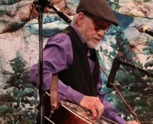 photo of Roger Williams playing a dobro